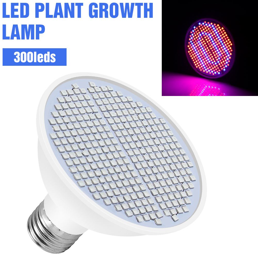 Kebincell-LED成長ランプ,植物電球,水耕栽培ライト,200 300LED,温室ライト,成長テント,フルスペクトル