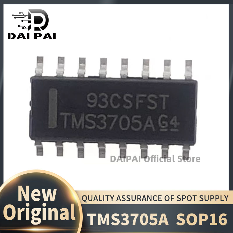 (5 stuk) 100% Nieuwe originele TMS3705 TMS3705A TMS3705ADRG4 SOP-16 Operationele versterker chip