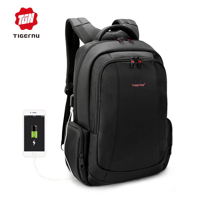 Tigernu Reisrugzakken Vacuüm Rugzak 14 15.6 17.3 inch Laptop Rugzak Voor School Rugzak Mannen Schooltas Compressie Rugzak
