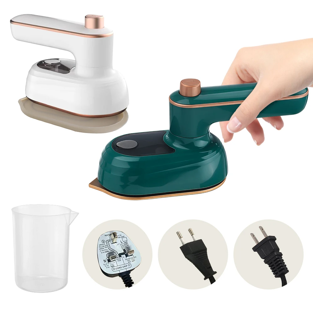 Mini vaporizador de roupas ferro a vapor portátil casa viajando para roupas engomar molhado seco máquina de engomar eletrodomésticos