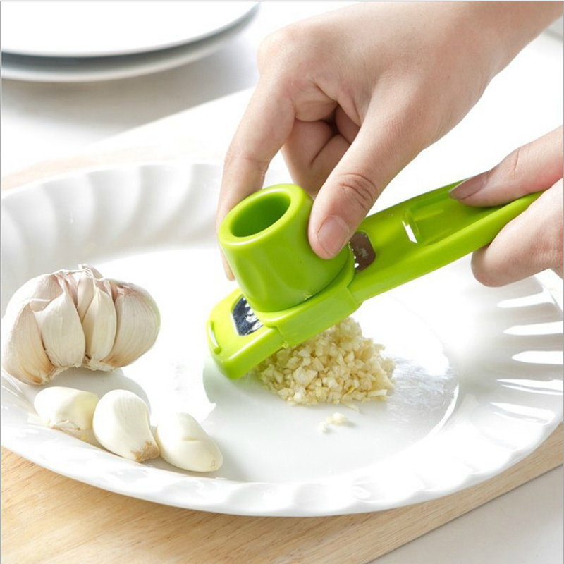 1 Pak Mini Knoflookmolen Creatieve Knoflookpers Keuken Knoflookpuree Handleiding Knoflook Mashing Groene Keukengadgets