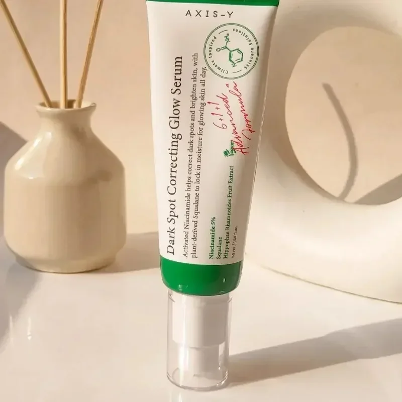 Suero brillante corrector de manchas oscuras Axis-y de 50ml, mejora eficazmente el rostro opaco, blanqueamiento hidratante, ilumina suavemente suaviza el suero