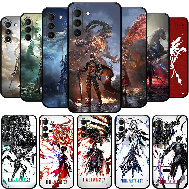Caixa de telefone para Samsung Galaxy, Final Fantasy VII 16, Joshua Clive, Jade, Dion Cidolfus, S23 Ultra, S22 +, S21, FE, S20, A54, Nota 20Plus, A53