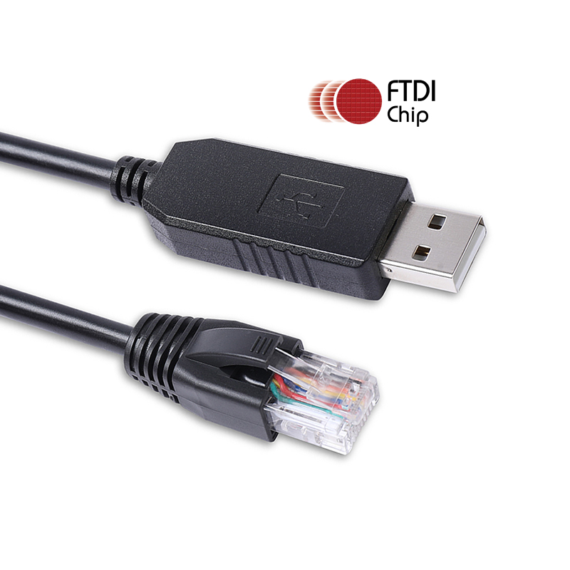 Voltronic Inverter RS232 PC-Kommunikationskabel FTDI FT232RL USB RS232 zu RJ45 8P8C Kabel für Überwachung