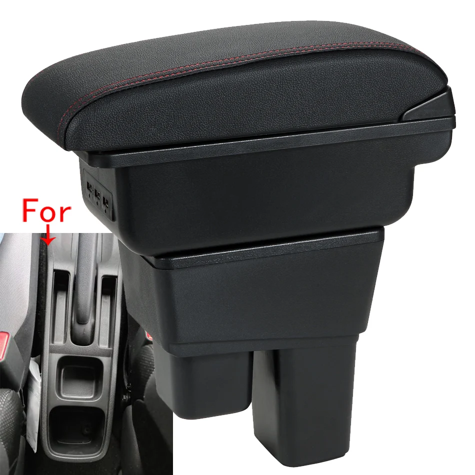 Подлокотник для Honda Jazz для Honda Fit Jazz 2, автомобильный подлокотник 2008 2009 2010 2011 2012 2013, ящик для хранения подлокотников, автомобильные аксессуары