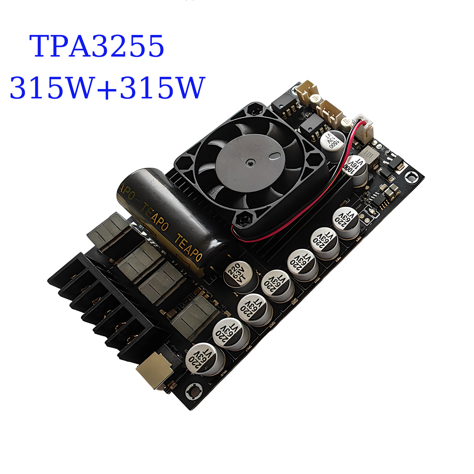 TPA3255 600W High-Power เครื่องขยายเสียง 300W X 2 High-power HIFI Digita เสียงต่ํา AMP 2.0 Ch Class D