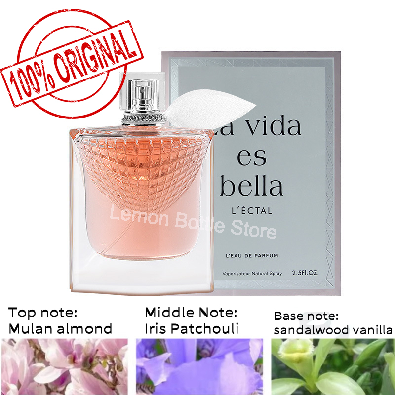 100% Original belle vie femmes parfum véritable amour Rose parfum durable parfum frais naturel romantique doux tempérament 75ml