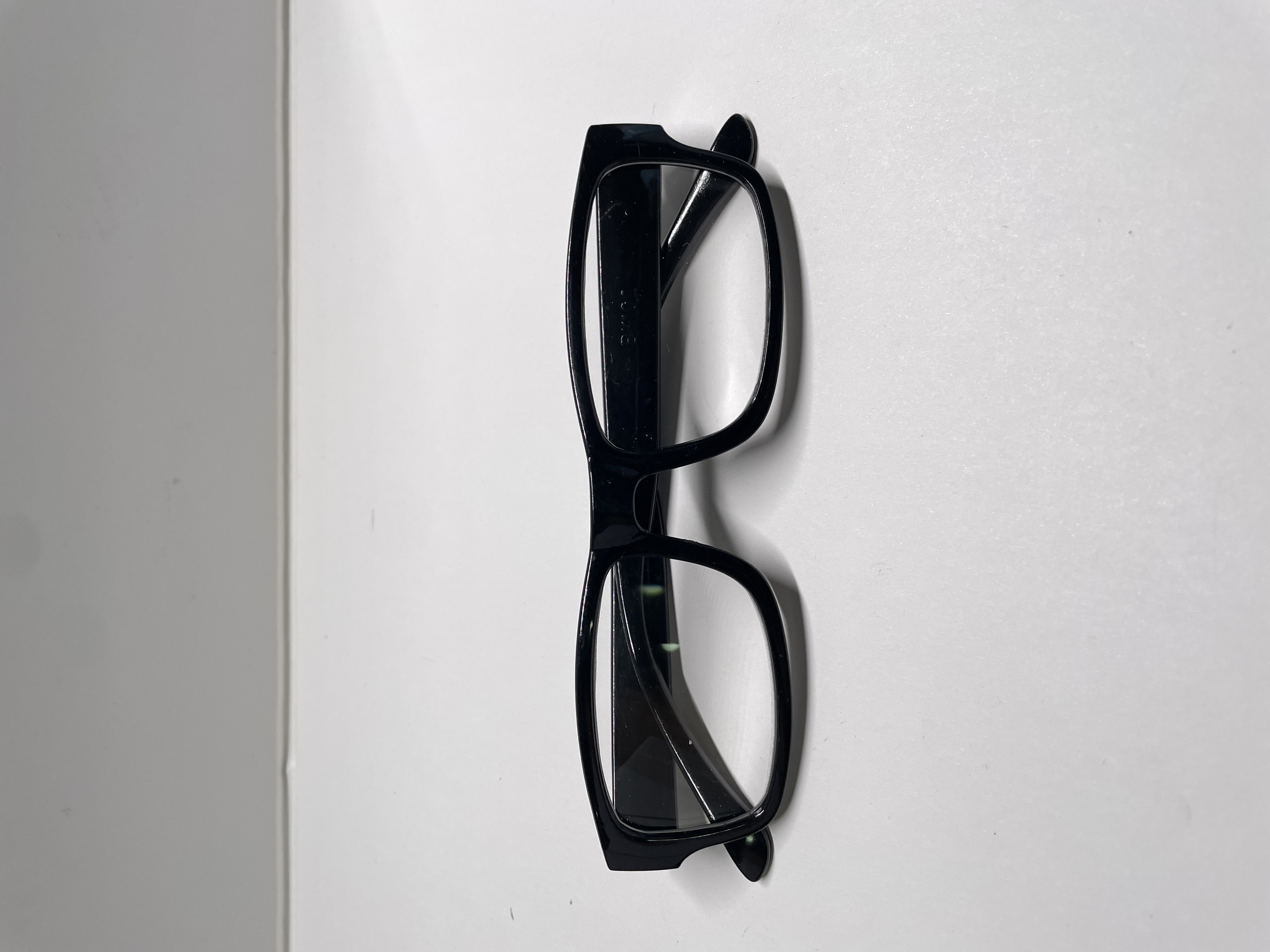 Autofocus leesbril, zwart montuur, heldere glazen, rechthoekig, PC-materiaal, unisex, voor dames en heren, voor binnengebruik thuis.