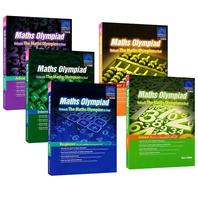 1 книга Sap Math Olympiad для начальной школы, тренировка математического мышления, математические вопросы по английскому языку