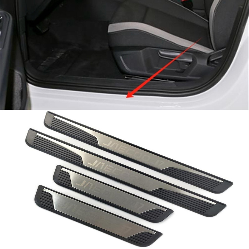 4 шт., пластиковые накладки из нержавеющей стали для CHERY JAECOO J7 2023 2024
