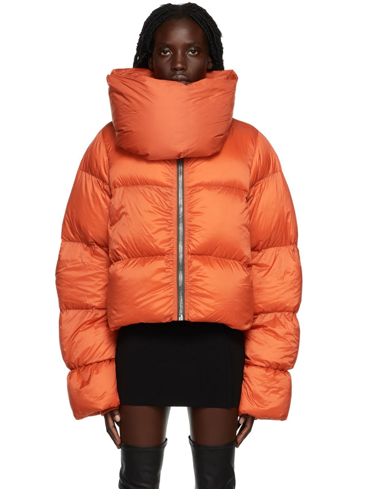 Abrigo acolchado de algodón para mujer, bufanda con cuello y cremallera, mangas completas, Parka gruesa y cálida con paneles, chaquetas para invierno 2023