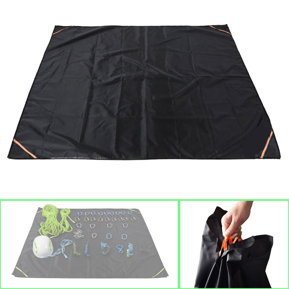 Bolsa para Cuerdas de Escalada, Mochila de Senderismo, Plegable, Portátil, Impermeable, con Colchoneta para el Suelo