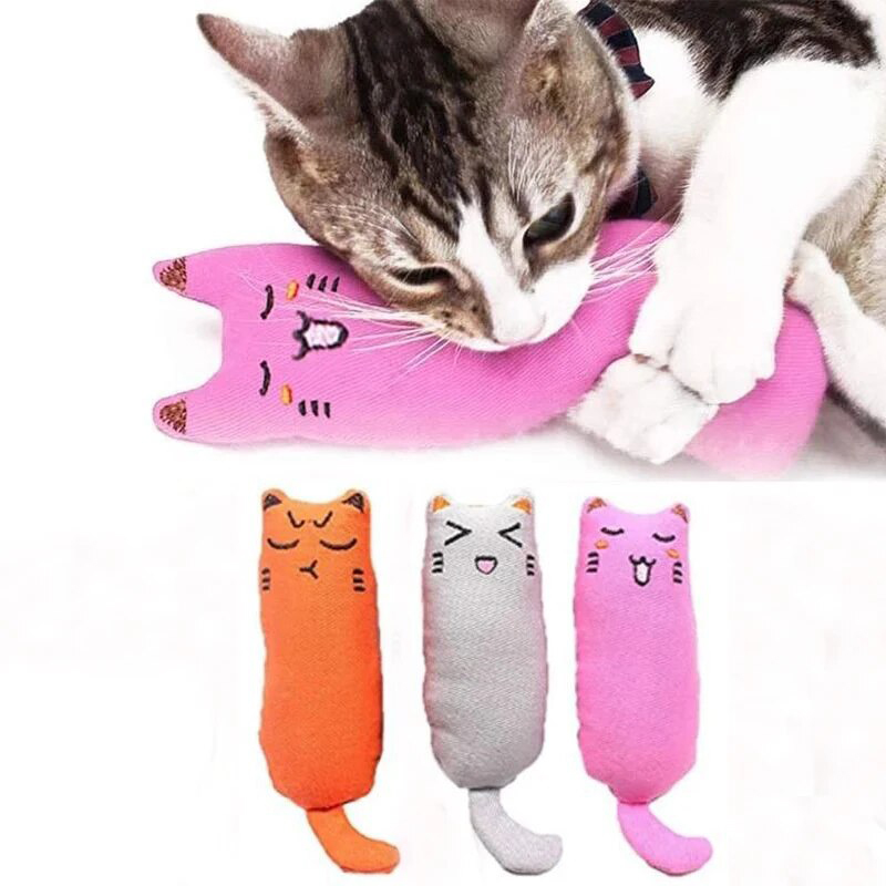 イヌハッカのおもちゃかわいい親指ぬいぐるみ枕歯ぎしり耐噛みつきからかいリラクゼーション猫噛むおもちゃペットアクセサリー
