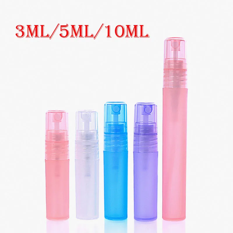 5 Pcs 3 Ml/5 Ml/10 Ml Lege Draagbare Verstuiver Spray Flessen Parfum Pen Flesjes Make Cosmetische plastic Pp Reizen Sample Containers