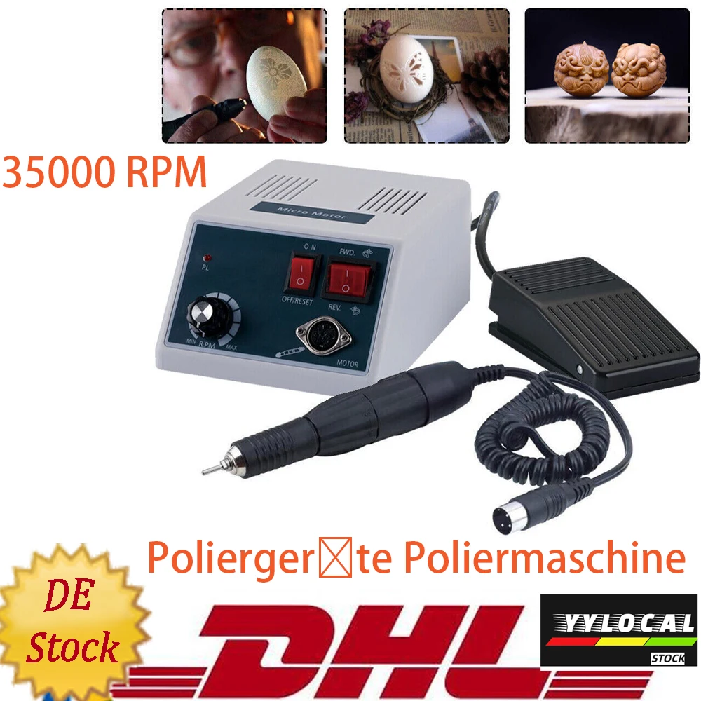 ขัดไฟฟ้า N3 Micro มอเตอร์ขัดมาราธอนทันตกรรม Lab + 35K RPM Handpiece