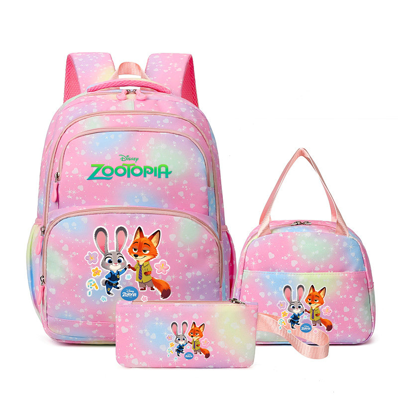 Zootopia 2 Printed Backpack Cartoon Student Teenager ColorfulBookbag Rucksack for Boy Girl Bagpack Laptop Women Travel Schoolbag