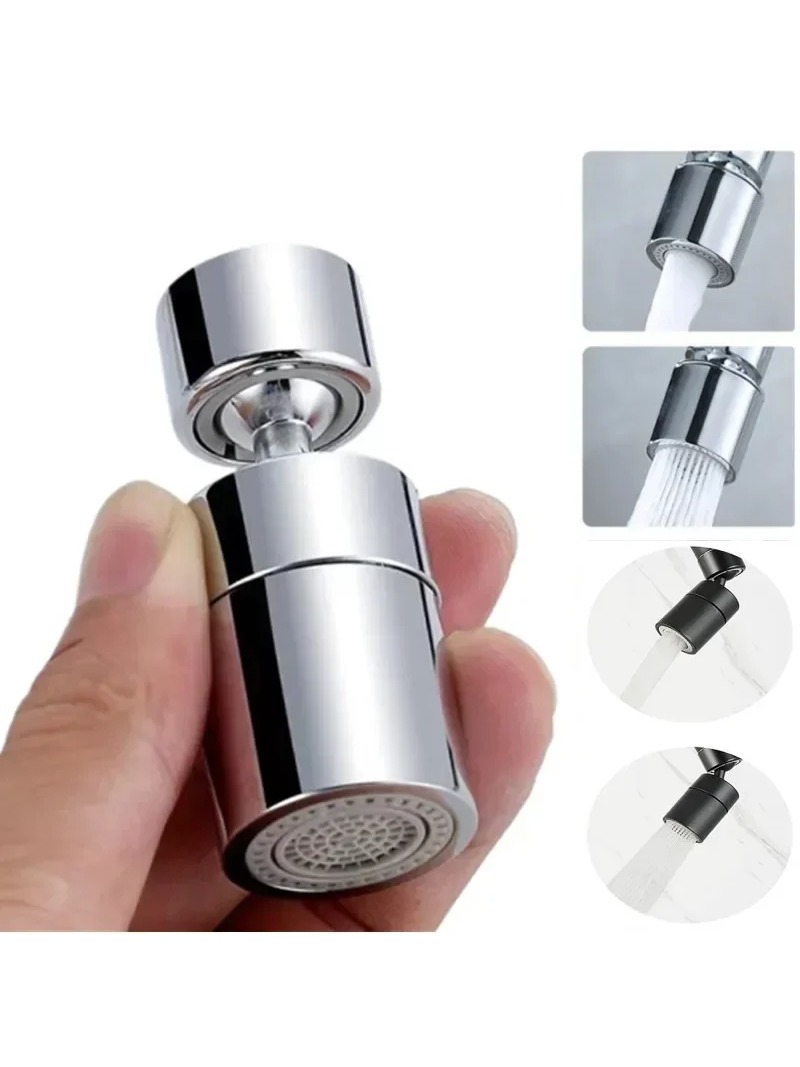 360 °   Obrotowy rozpylacz do kranu kuchennego – 2-trybowy, odporny na zachlapania aerator z filtrem
