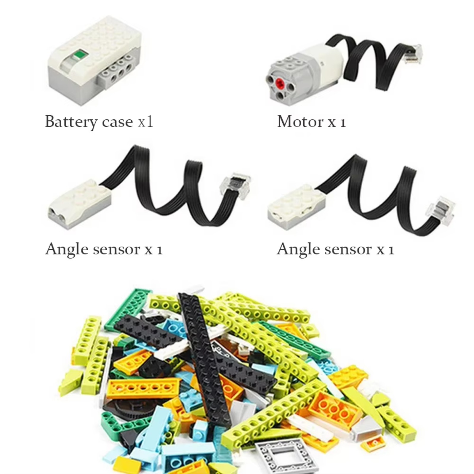 Kit de blocs de construction éducatifs STEM 280 pièces avec capteurs électroniques 45300 pour la programmation de robots, cadeau pour enfants