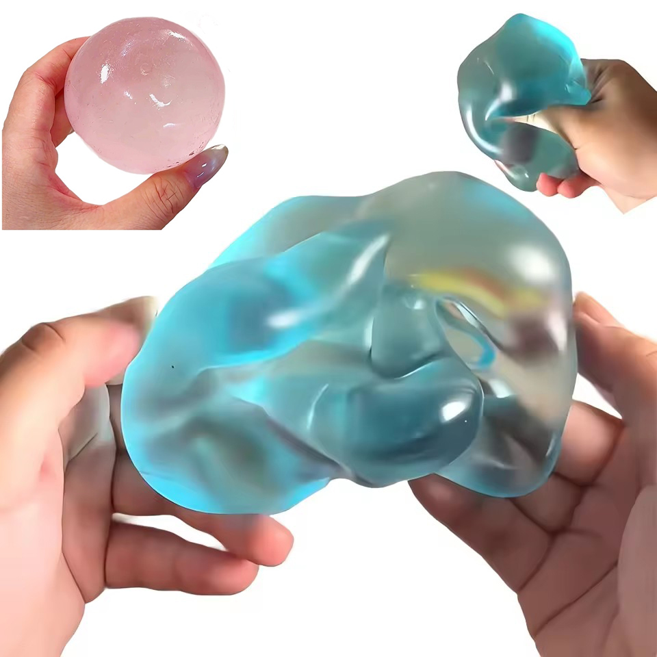 Blauwe Maltose Squishy Speelgoed Anti Stress Zintuiglijke Fidgets Speelgoed Zacht Gesimuleerd Transparant Blauw Maltose Trage-rebound Decompressie Speelgoed