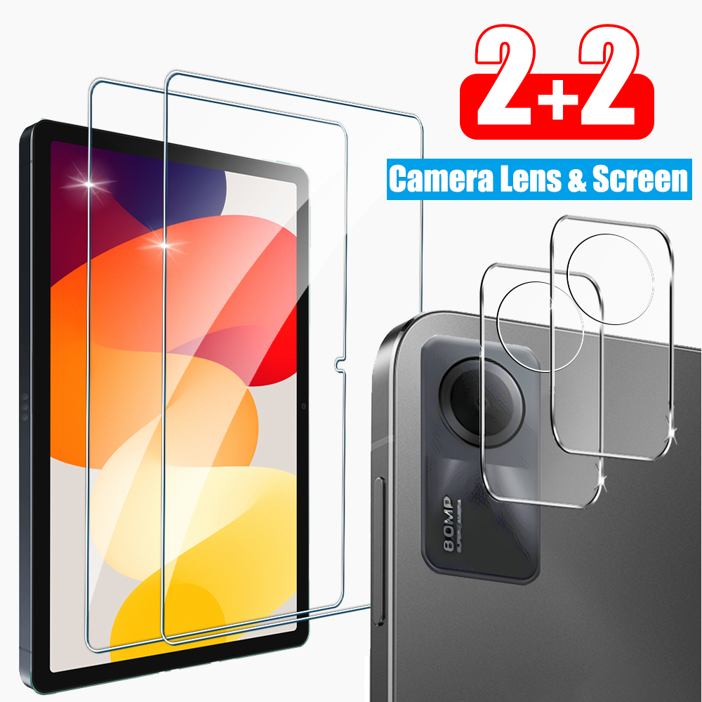 Pelindung layar kaca Tempered 9h, 2 buah Aksesori Film pelindung 2023 11 inci Xiaomi Redmi Pad Se