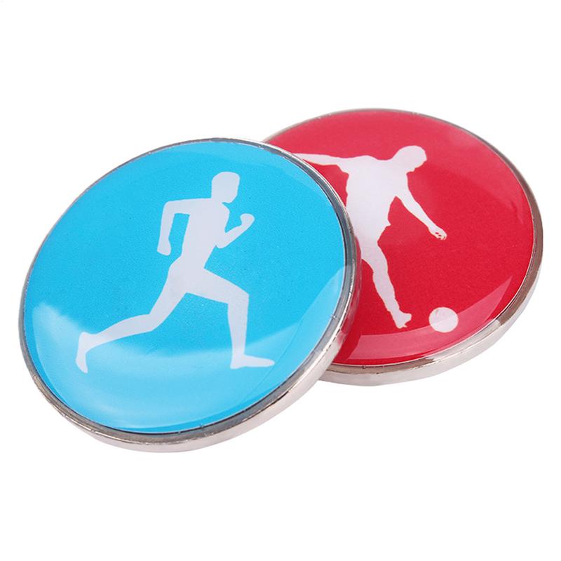 Sędzia Side Toss Coin Double Face Sport Piłka nożna Wzór Piłka nożna Siatkówka Flip Coin Pamiątki Prezent dla dzieci dorosłych