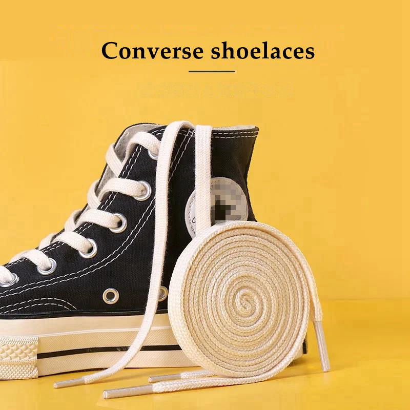 1 Cặp Dây Giày Retro Cổ Điển Đôi Dệt Dây Giày Vải Cotton Phẳng Dây Giày Sneaker Dây Bootlaces Giày Boot Thể Thao Giày Phối Ren