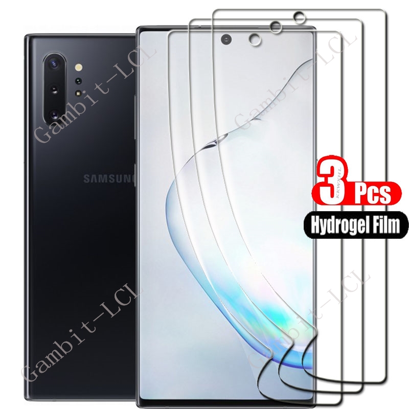 Para Samsung Galaxy Note10 Plus 6,8 GalaxyNote10plus Note 10 5G HD película de hidrogel suave funda protectora de pantalla completa