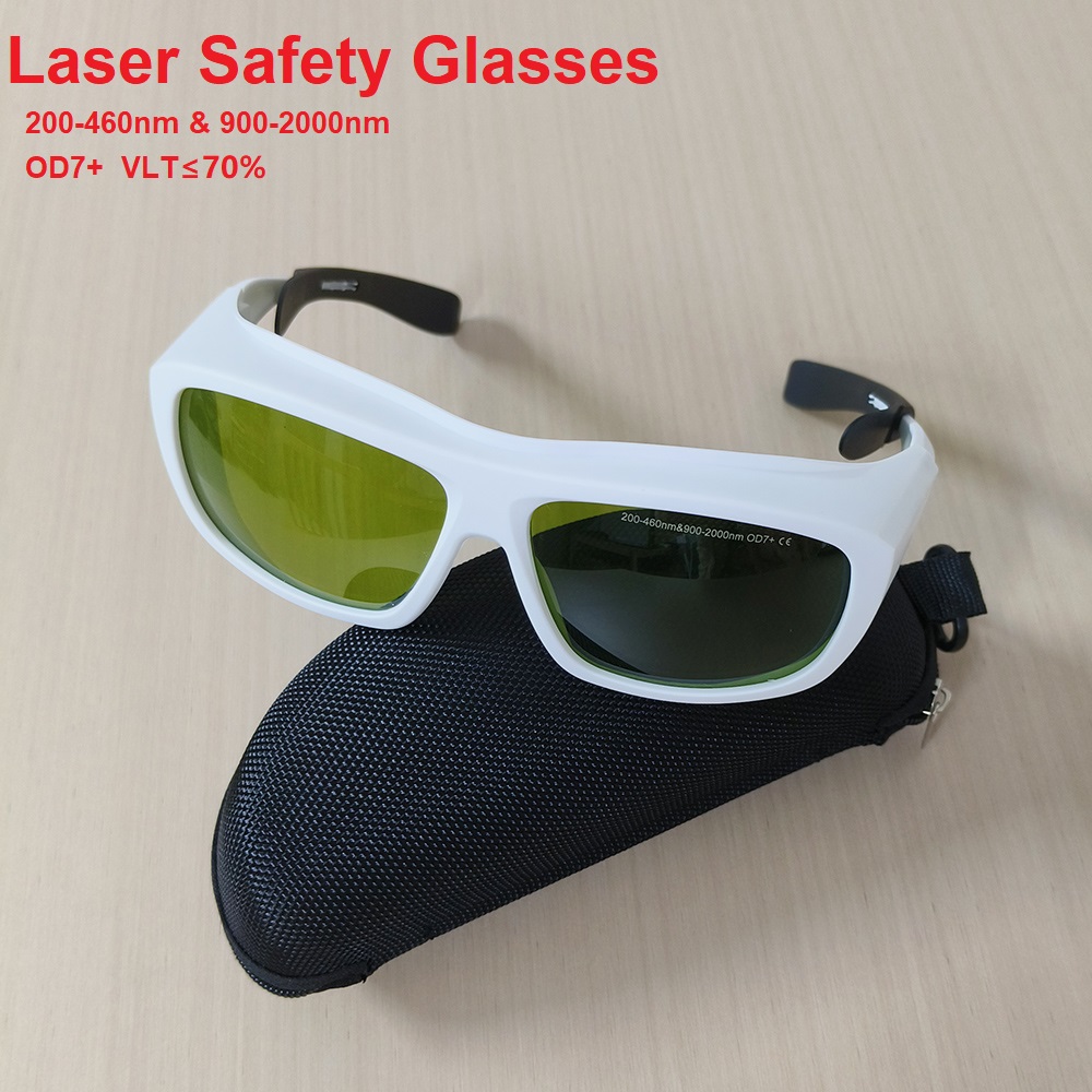 Professionele infrarood laserveiligheidsbril OD7+ bril typisch voor 405nm 445nm 980nm1064nm 1320nm 1510nm 1610nm laserlichten