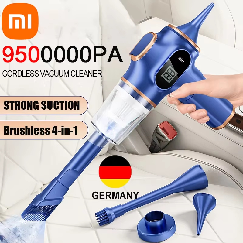 Xiaomi 9500000 Pa-aspiradora portátil 5 en 1 para coche, Robot aspirador seco y húmedo de doble uso, electrodoméstico montado en vehículo