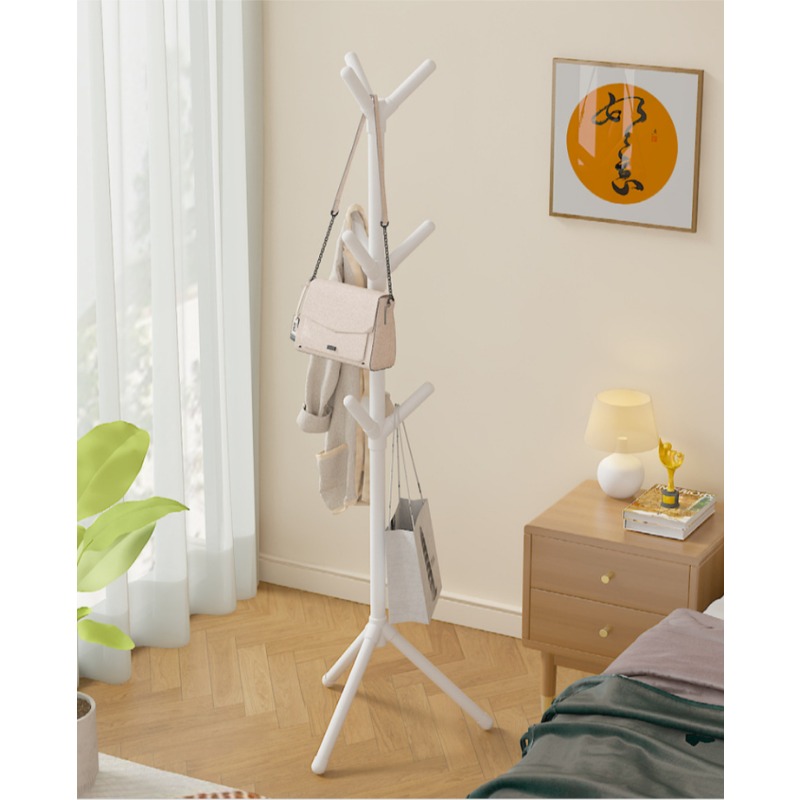 Cabideiro de luxo simples com haste única para casa, cabideiro minimalista de chão, cabideiro para quarto, suporte para chapéus