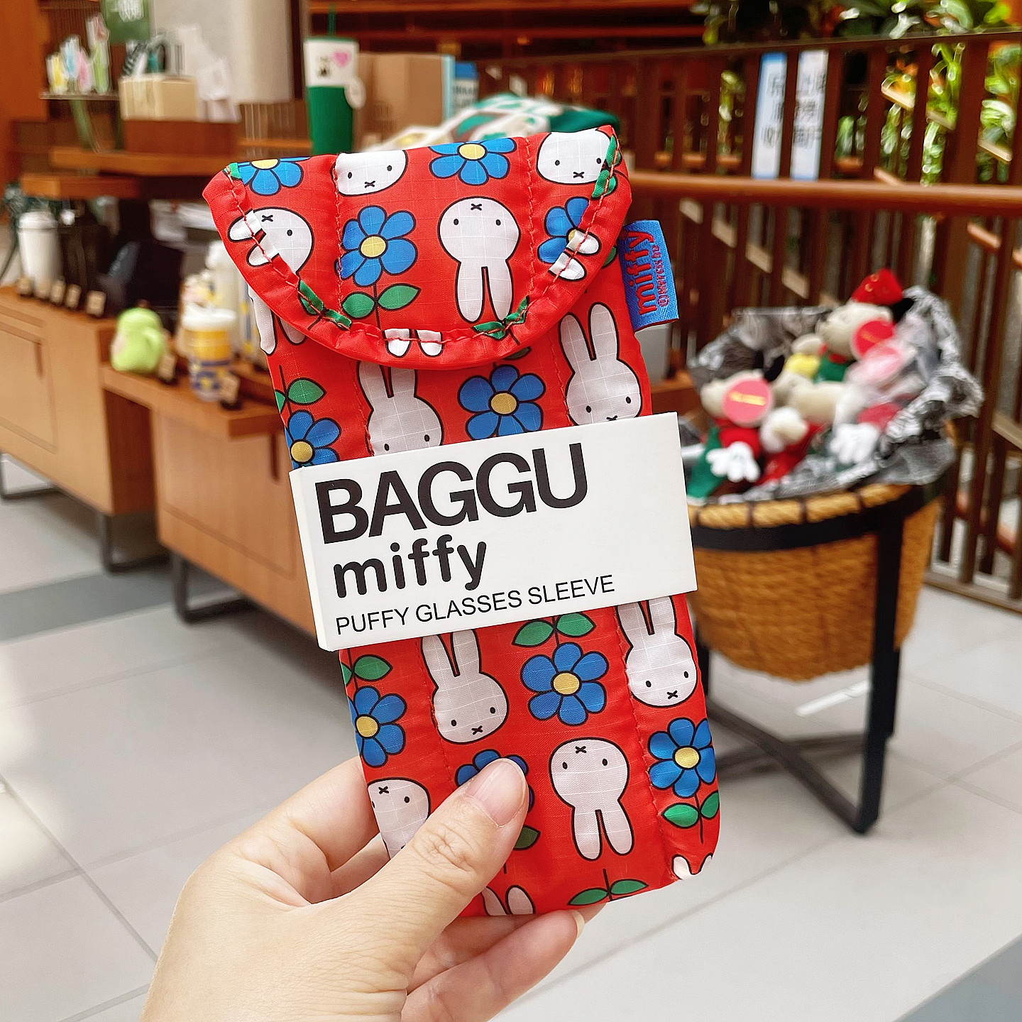 Torba na okulary Miffy Boris, urocze okulary przeciwsłoneczne, kreskówkowe okulary kawaii, ochronna torba na okulary z magnetycznym zamknięciem, zabawka na prezent