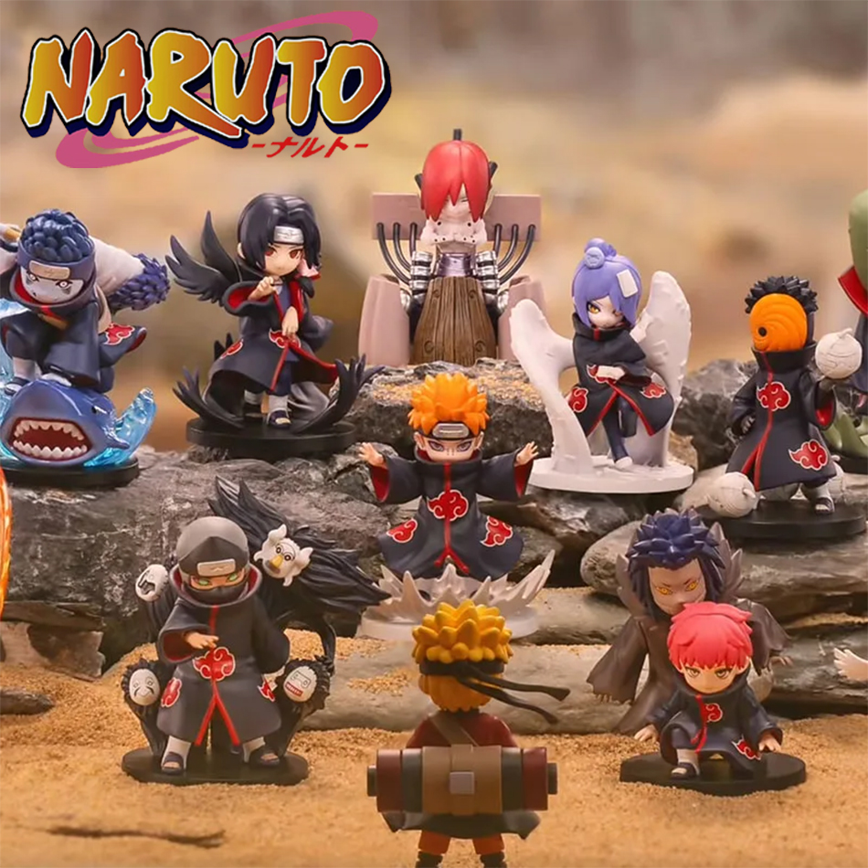 NUOVO Naruto Shippuden Akatsuki Arc Series Trendy Blind Random Box Toys Mystery Box Action Figure a Sorpresa Giocattoli Regalo