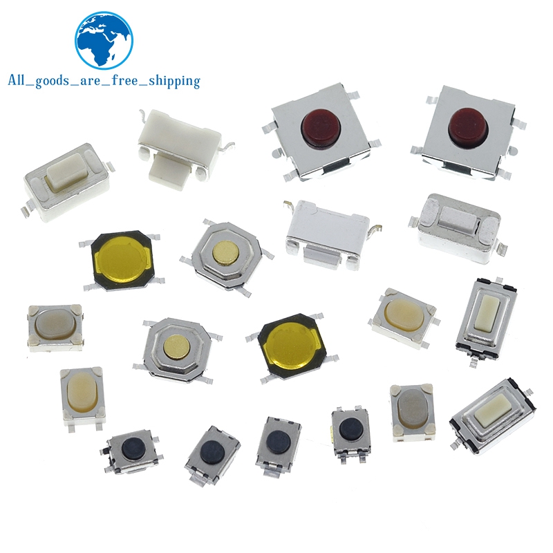 10 шт. 3*6 3*4 4*4 SMD тактильный тактовый кнопочный переключатель 2Pin 4Pin сенсорный микропереключатель 3x4x2 3x6x4.3 3x6x2.5 3x6x5 4x4x1.5 4*4*2.5