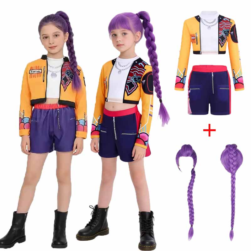 Zestawy do cosplay dla dzieci, kostiumy dla dziewczynek z kreskówek i anime, stroje sceniczne, przebrania filmowe dla dzieci, ubrania na imprezy i do odgrywania ról, dla dzieci w wieku 3-12 lat
