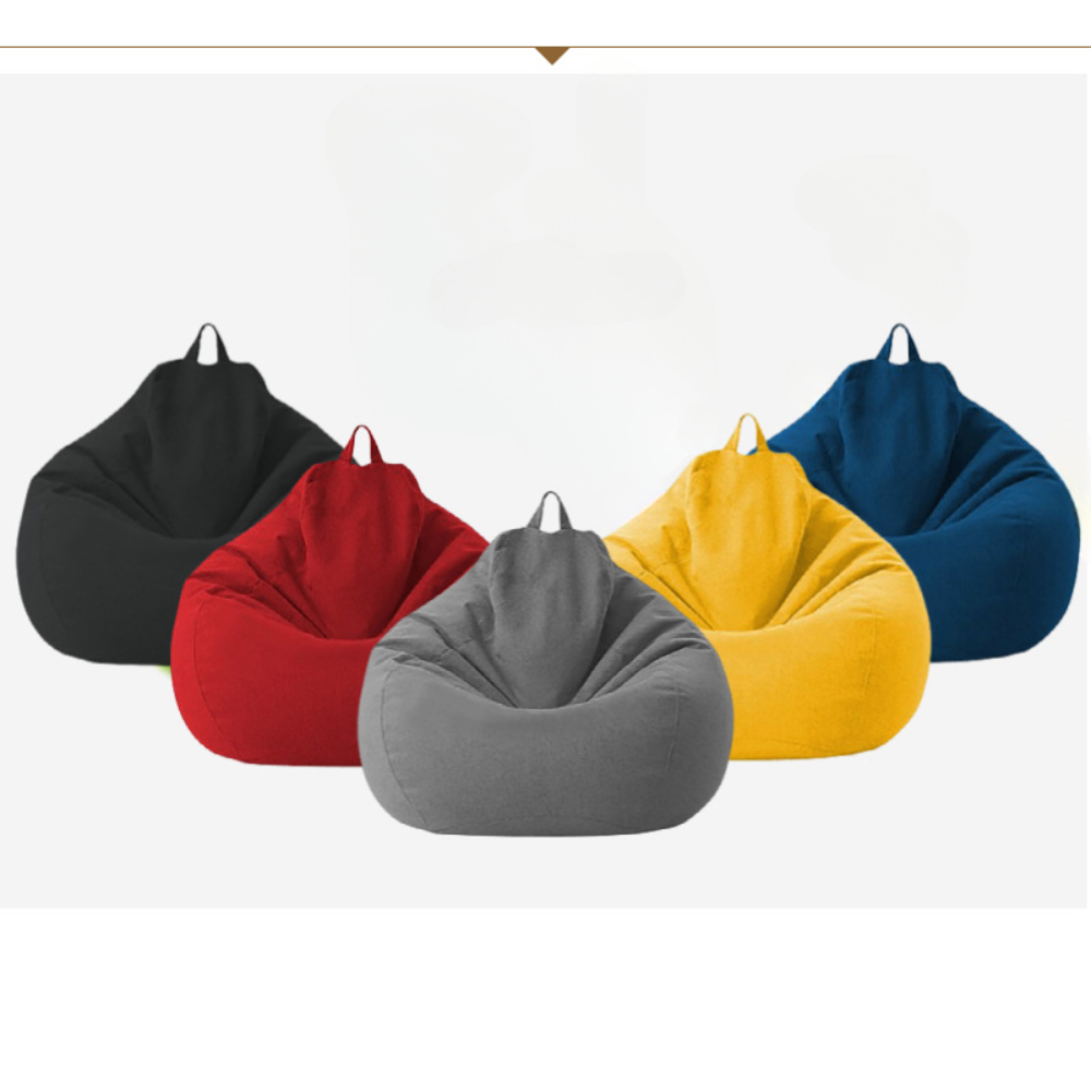 Funda para sofás perezosos, sillas sin relleno, puf para adultos, silla, sofá, sala de estar, dormitorio, hogar, Tatami, asiento tipo tumbona