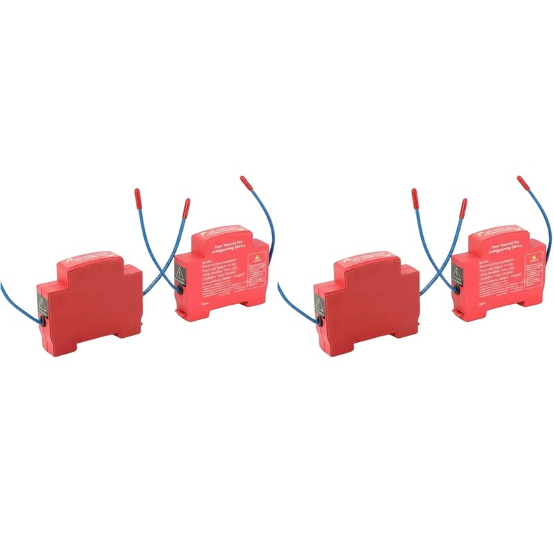 4X Automatic Aerosol Fire Extinguishing Device For Electrical Panels, DIN Rail Mounting-Y47A
