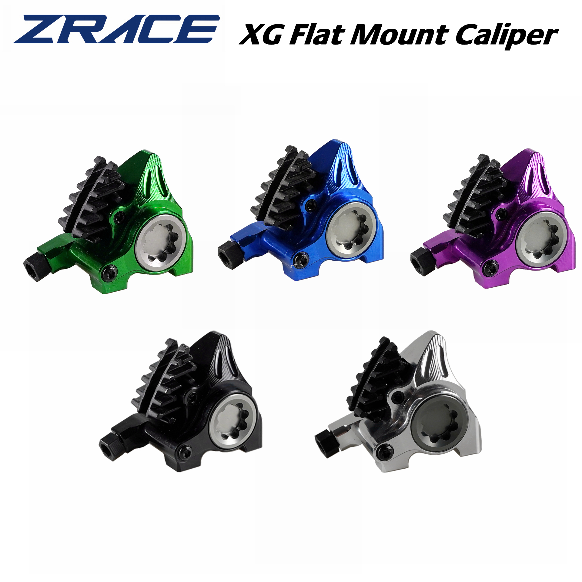 ZRACE XG kaliper datar dudukan, rem hidrolik jalan, bantalan ICE-TECH, balap BMX, CNC penuh ringan