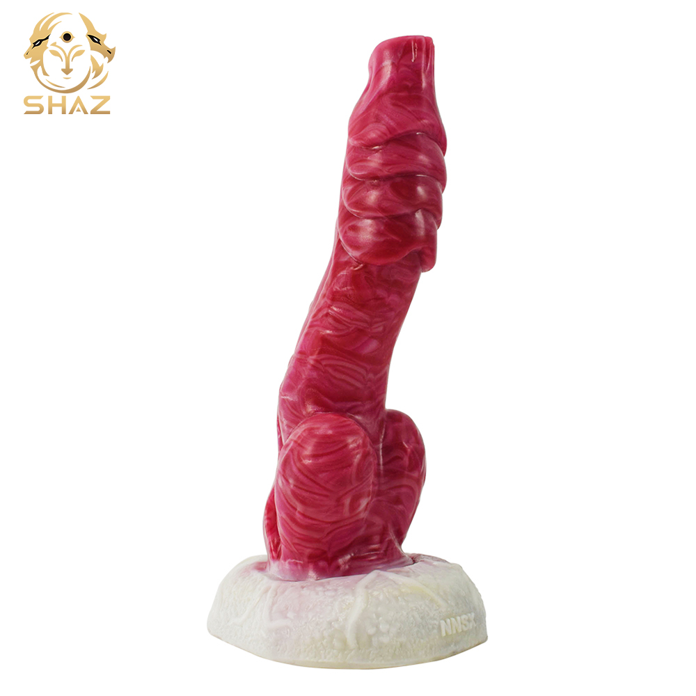 SHAZ Lobo Perro Nudo Consolador Realista Fantasía Monstruo Animal Consolador GRANDE Lobo Pene Anal Plug 18 Juguete Sexual Parejas Juego Sexy t®ys