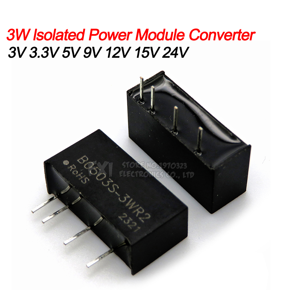 B1205S-1W 2 Вт B1205S DIP4 SIP4 DC-DC Регулируемый блок питания 12В до 5В абсолютно новый пемуддси изолирующий импульсный источник питания