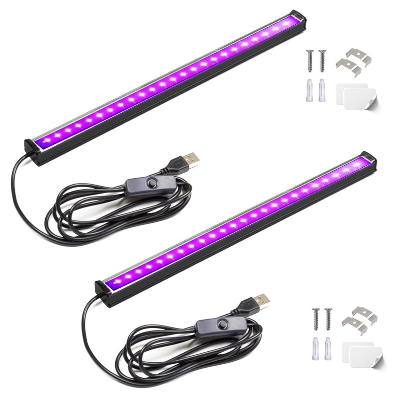 5V UV ブラックライト UV T5 チューブ 6 ワット紫外線ランプ電球 395nm UVA ネイルドライランプマネー検出器装飾ブラックライト