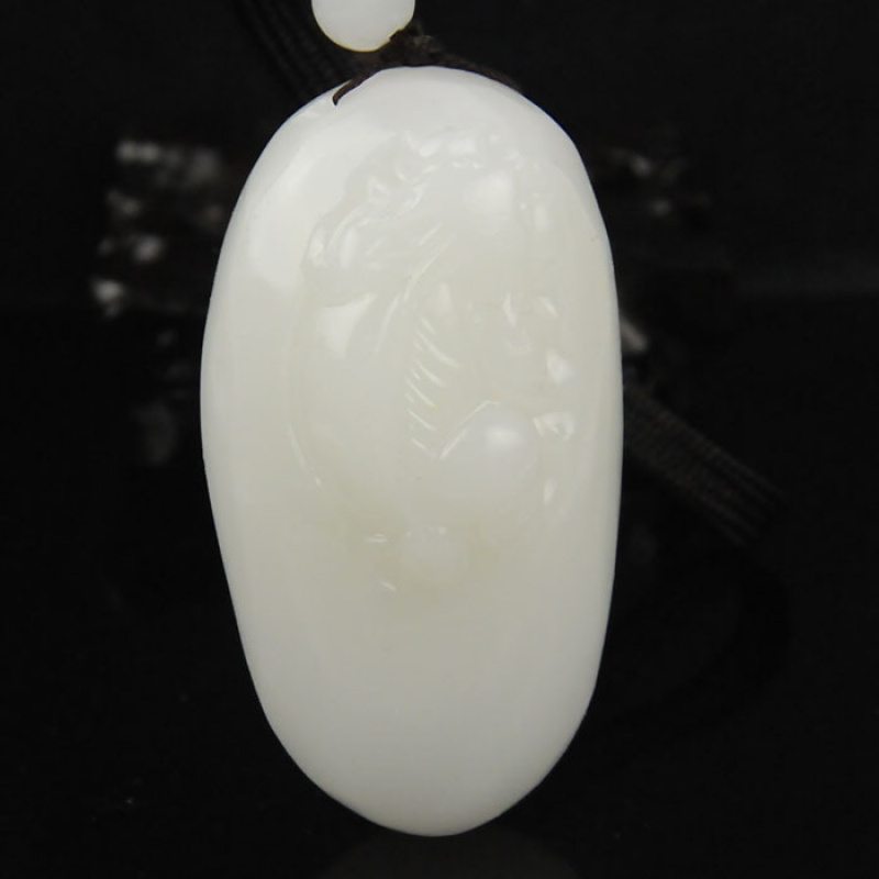 Pieza de mano de Jade Hetian de Xinjiang, piedra cruda de Jade blanco con piel, pieza de mano, ropa de mujer