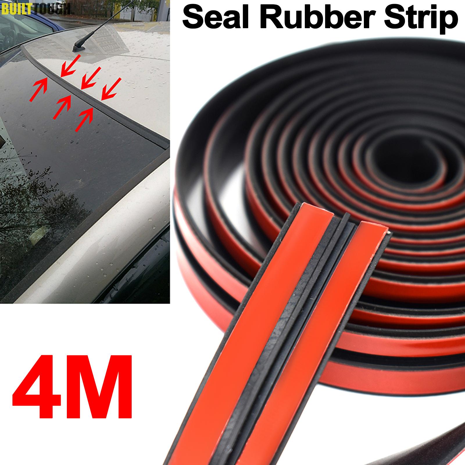 4m de borracha universal tira selo do carro adesivo weatherstrip janela telhado pára-brisa à prova ddustágua poeira isolamento ruído protetor