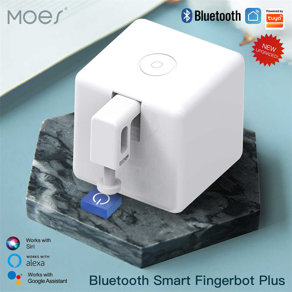MOES-interruptor inteligente con Bluetooth, pulsador de botón, Control por voz a través de la aplicación Smart Life, Tuya, asistente de Google