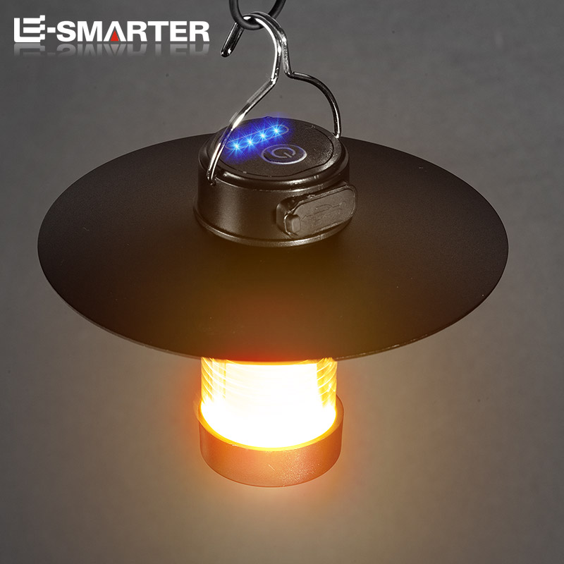 LED キャンプテントライトマグネット非常灯 Type-c 充電キャンプランタン調光可能な屋外旅行用ハンギングライト