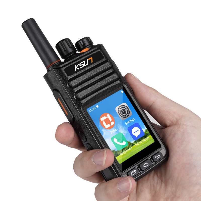 KSUT ZL65 Android 9.0 POC 4G LTE Wifi Radio Blue-tooth Radio bidirezionale Distanza illimitata Walkie Talkie a lungo raggio