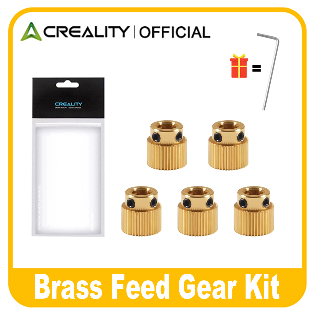 Creality Ender 3 Messing Extruder Wiel Gear 26/40 Tanden Aandrijftandwiel voor CR-10/Ender 3 Pro/Ender 3 V2/Ender 5/5 Pro 3D Printer Deel
