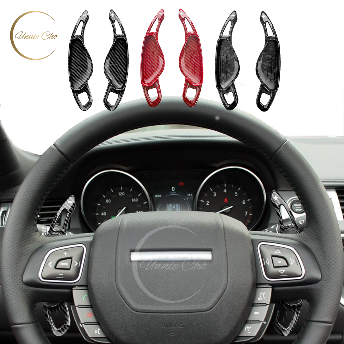 Couvercle de levier de vitesse pour Jaguar XJ XJL X351 2010 – 2019, pour Range Rover Evoque L538 L551, Extension de changement de vitesse au volant ABS