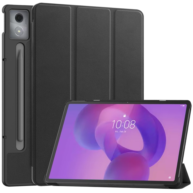 Для Lenovo Idea Tab Pro 12,7 12, 7-дюймовый 2025 смарт-чехол с магнитной складной подставкой из искусственной кожи Funda TB375FC/TB373FU 12,7-дюймовый чехол для планшета