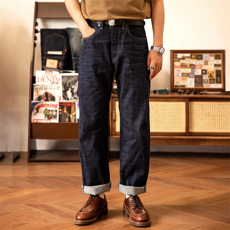Red Tornado S1000XX Segunda Guerra Mundial Modelo Jeans Reto Largo Uma Lavagem 14oz Selvedge Denim