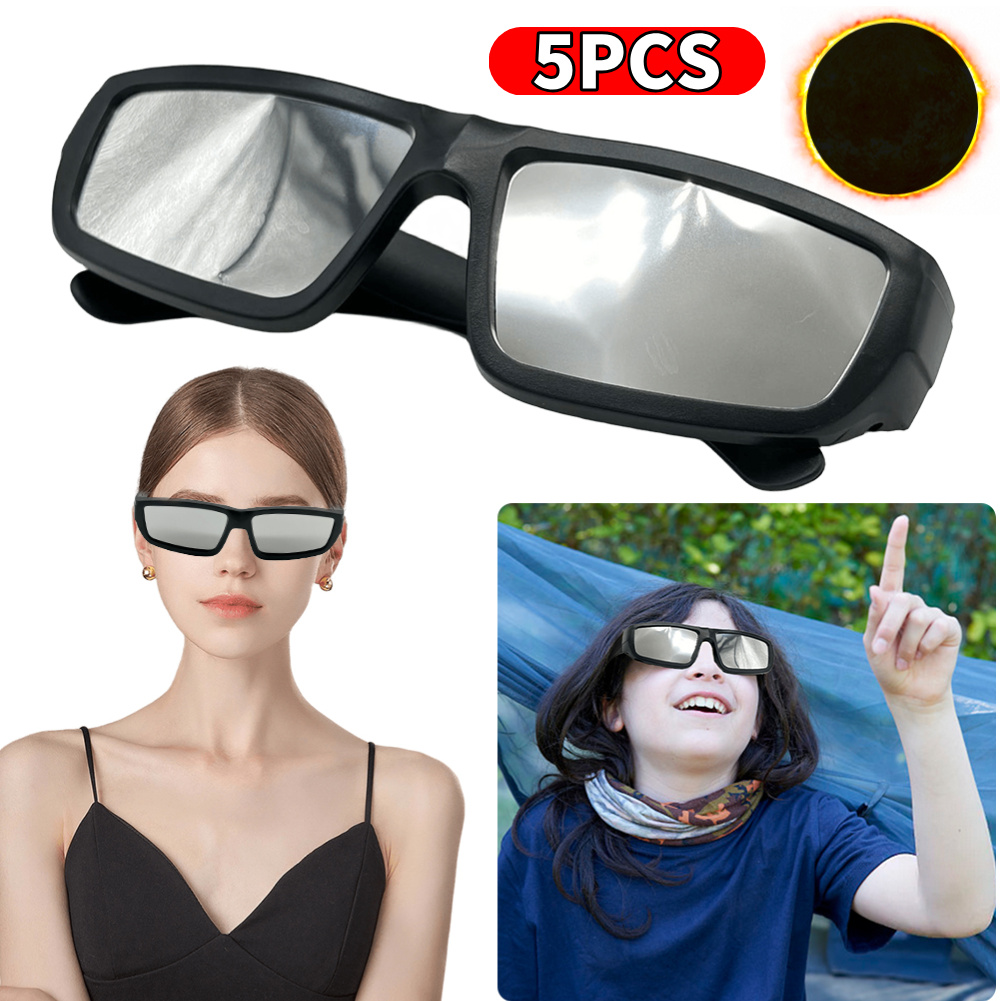 Gafas de Observación del Eclipse Solar con Certificación ISO, 10/5/3/2 Piezas, Gafas de Protección para Ver el Sol Directamente